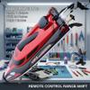 XDJXWJN 14 inch RC Boat High Speed Remote Control Boat for Kids and Adults, 2.4GHz Outdoor Water Toy 23 + MPH Race Boat for Pool Lake & Great River view 2
