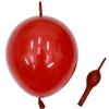 100 Pcs Link Balloon Linking Balloon 6 Inch Quick Link Latex Balloonfor Wedding, Birthday, Bridal Shower, Halloween, Christmas, Party Festival Decorations (Red-6in) view 1
