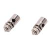 Akozon 10pcs RC 1.8mm Pushrod Connector Linkage Stoppers, Stainless Steel D1.8mm Push Rod Adjuster Connectors for Model Airplane Plane DIY Parts, Lightweight Stoppers for RC view 2