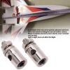 Akozon 10pcs RC 1.8mm Pushrod Connector Linkage Stoppers, Stainless Steel D1.8mm Push Rod Adjuster Connectors for Model Airplane Plane DIY Parts, Lightweight Stoppers for RC view 4