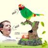 PowerTRC Talking Parrot Set | Realistic Birds | Toy Bird Pets | Sound Activated | Repeat What You Say | Parrot Toy for Enchanting Indoor Ambiance (2 Sets) view 2