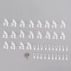 Akozon Premium 20 Sets 4 Hole Control Horns Clevis Kit KT Rudder Angle - Comprehensive DIY Package for RC Airplane, Electric Aircraft & Foam Fixed Wing RC Aircraft view 4
