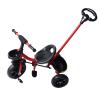 Child's Tricycle Trike with Parent Push Handle, Safety Belt, Interactive Experience, for Long Term, Silent Wheels, Comfortable Saddle with Seat Belts view 3