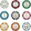 1000pcs 14g Monte Carlo Poker Room Poker Chips Set with Aluminum Case Custom Build view 3