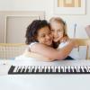 49 Key Roll Up Piano, USB Charging Foldable Electric Piano Keyboard Roll Up Educational for Kids Beginners Learning view 4