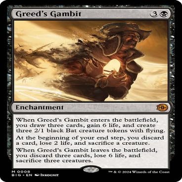 Generic Greed's Gambit (008) MTG