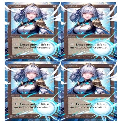 4x | Forcefield | Anime | Full Art | Foil or Non-Foil (Foil)