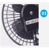 Unifizz Car Cooling Fan 12v Car Fans Plug in Car Fans 6" Cooling Motor Fans Car Portable Fan for Car Interior Trucks and Vans Black view 2
