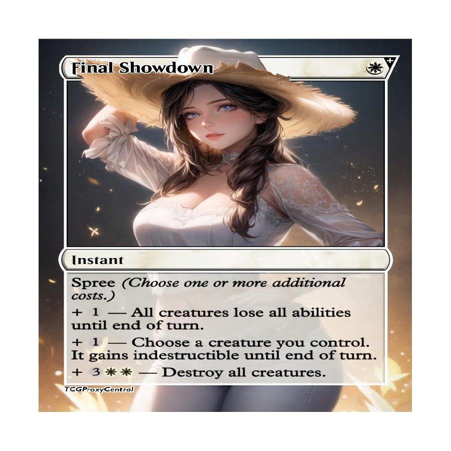 4x | Final Showdown | Anime | Full Art | Foil or Non-Foil (Foil)