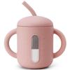 SAMiGO Silicone Sippy Cup, Baby Straw Cup for 6 12 18 Months, Sippy Cup with Straw for Toddlers 1-3 Years, Baby Water Cup for Drinking and Training, 6 oz view 1