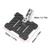 Alomejor Carbon Fiber RC ESC Mount Plate Lightweight for 1/10 RC Car TT01 TT02 XV01 XV02 view 4