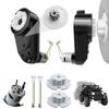 2PCS 24V RS555 35000RPM High-Speed Steel Gears Motor Gearbox for Power Wheels Kids Ride on Car Motor Upgrade,18V-24V Motor Conversion Kit,Coupler for Power Wheels Rubber Tire Upgrade Replacement Parts view 1