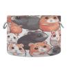 GOODOLD Cute Hamsters Extra Large Storage Basket Decorative Laundry Basket with Handles, Rope Basket for Clothes, Blanket, Towel, 20 x 14 Inch view 1