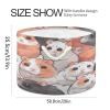 GOODOLD Cute Hamsters Extra Large Storage Basket Decorative Laundry Basket with Handles, Rope Basket for Clothes, Blanket, Towel, 20 x 14 Inch view 2