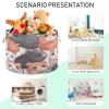 GOODOLD Cute Hamsters Extra Large Storage Basket Decorative Laundry Basket with Handles, Rope Basket for Clothes, Blanket, Towel, 20 x 14 Inch view 4