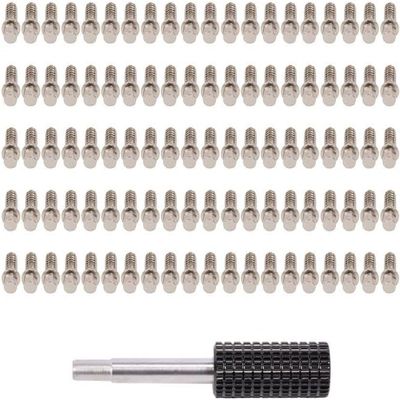 100pcs M2 M3 Steel Scale Beadlock Ring Screws 1.9 2.2 Wheel Rims for 1/10 RC Crawler Car TRX4 Axial SCX10 AXI03007 VS4-10 LCG (M2 8mm)