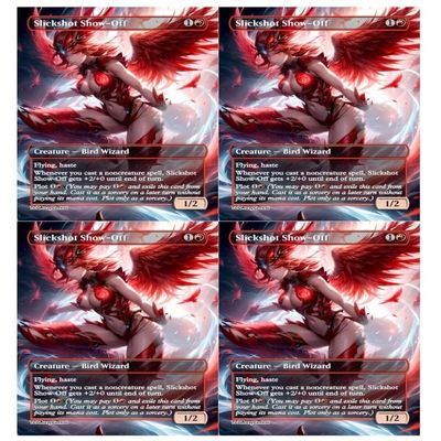 4x | Slickshot Show-Off | Anime | Full Art | Foil or Non-Foil (Non Foil)