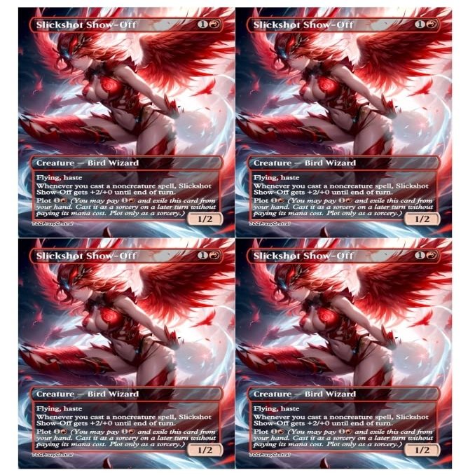 4x | Slickshot Show-Off | Anime | Full Art | Foil or Non-Foil (Non Foil)