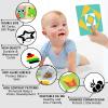 4 Sets High Contrast Baby Cards, 80 Pcs 160 Page Black White Colorful Baby Flashcards Newborn Toys for Infants Visual Stimulation Brain Sensory Development(0-36 Months) view 4