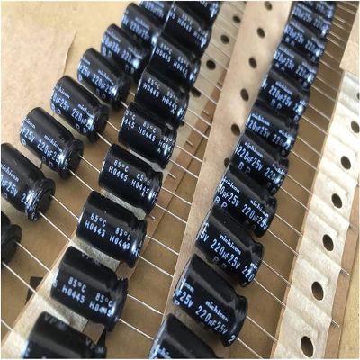 Capacitor kit 10PCS 25v220uf VP-BP Series 220uF/25V Non-Polar electrolytic Capacitor for Audio capacitors