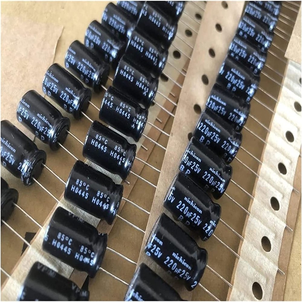 Capacitor kit 10PCS 25v220uf VP-BP Series 220uF/25V Non-Polar electrolytic Capacitor for Audio capacitors