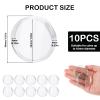 10 Pcs 42mm Coin Capsule, Walking Liberty Silver Dollar Airtight Challenge Plastic Coin Protective Holder Capsules for Collectors Collection Morgan American Silver Eagle JFK Half Dollar Bitcoin view 2