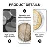 10 Pcs 42mm Coin Capsule, Walking Liberty Silver Dollar Airtight Challenge Plastic Coin Protective Holder Capsules for Collectors Collection Morgan American Silver Eagle JFK Half Dollar Bitcoin view 3