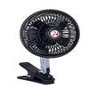 Karlass Car Cooling Fan 24V Car Fans Clip in Car Fans 6" Cooling Motor Fans Car Portable Fan for Car Interior Big Trucks and Vans Black view 1