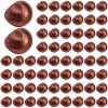 60 Pcs Mini Cowboy Boot Hat Figurine Mini Resin Cowgirl Cowboy Hat for Party Tiny Cowgirl Doll Hats Boot Texas Table Decor Cupcake Toppers Western Halloween Birthday Party Decor(Hat) view 1