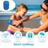NEMTMCUA 4Pcs Sand Off Mitt Coral Fleece Sand Wipe Off Mitt Sand Remover for Beach Reusable Beach Sand Remover Portable Beach Travel Mitt 5.33.7 Inch Beach Sand Cleaning Mitt for Beach view 2