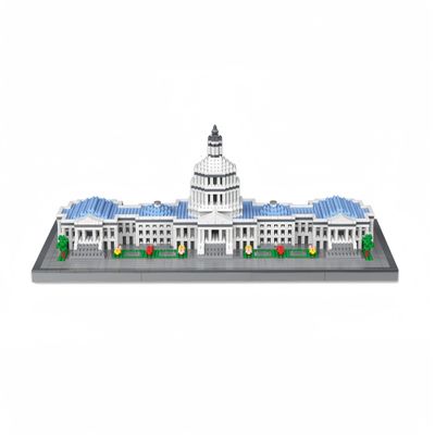 Capitol City Construction Micro Building Blocks: US Mini Architecture - Assemble The Landmarks of America, Masterpiece Adult Toy Bricks