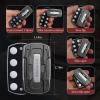 Fidget Toys Adults - Sound & Silent Handheld Cool Fidget Slider - Metal Sensory Toys for Adults Stress Relief, Focused, Anxiety, Time Passing - Travel, Classroom, Office, Car, Home (Black) view 2