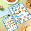 6 Pcs Play Restaurant Menus for Kids Pretend Restaurant Order Pad Food Menu Kitchen Diner Toy Set, 4 Pretend Menu 1 Guest Check Notepad 1 Erasable Pen, Christmas Birthday Party Gift Toddler Role Play view 3