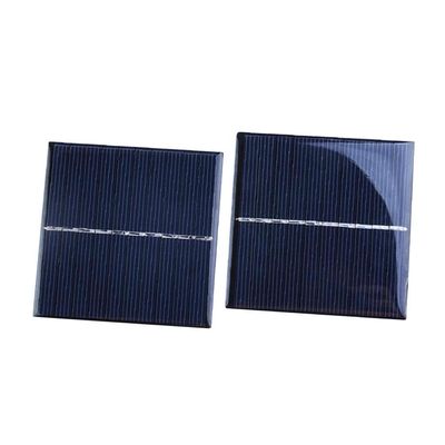 2 Pieces Polycrystalline Solar Panels for DIY Model Airplane Parts - High Efficiency Charger with Standard USB Output - Portable and Solar Module for Outdoor Activities - 5V