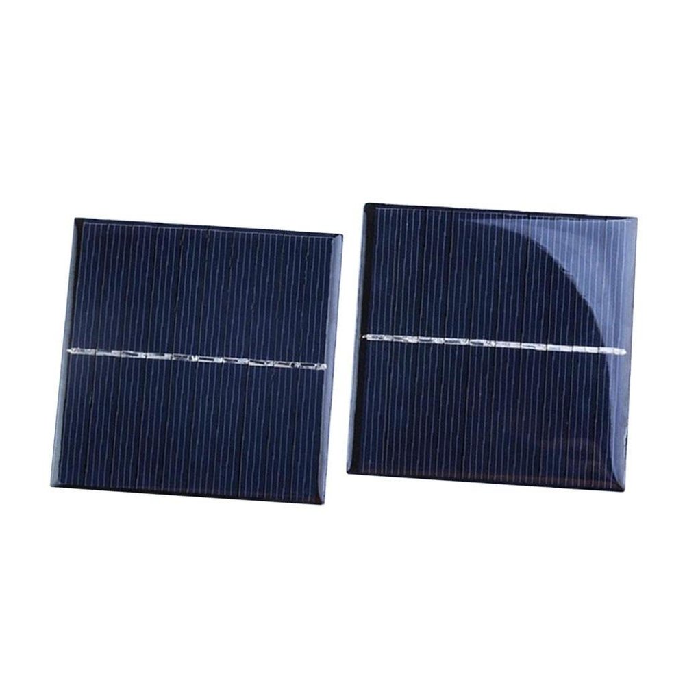 2 Pieces Polycrystalline Solar Panels for DIY Model Airplane Parts - High Efficiency Charger with Standard USB Output - Portable and Solar Module for Outdoor Activities - 5V