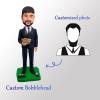 Custom Bobbleheads- Rich Father Bobblehead Customized,Handmade Personalized Bobblehead Sculpture Gifts for Dad from Daughter Son view 2