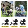 NGHFFTDEDM Universal Stroller Board - 2 in 1 Sit and Stand Stroller Board with Detachable Seat Stroller Attachment Buggy Board for 99% of Strollers, Holds Children up to 55lbs, Blue view 3