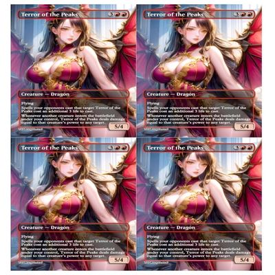 4x | Terror of the Peaks | Anime | Full Art | Foil or Non-Foil (Foil)