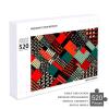 CSGJMYGS 520 Piece Jigsaw Puzzle for Adults and Families Challenging Puzzle for Game Nights Diagonal Geometric Pattern Customized Personalized Wooden Puzzle Pieces 20.5x15 Inch, Style-4 view 4