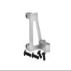 Aluminum Center Gear Box Diff Lock Servo Mount for 1:10 Traxxas TRX 4 Trail Defender Crawler/TRX 6 Mercedes-Benz G63 Upgrade Parts - Silver view 1