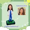 Custom Lady Bobbleheads-Female Doctors Custom Bobble Head,Customized Gifts Based On Photos,Bobble Head Figures Handmade Personalized Sculpture Gift for Women Girl Friend view 2
