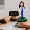 Custom Lady Bobbleheads-Female Doctors Custom Bobble Head,Customized Gifts Based On Photos,Bobble Head Figures Handmade Personalized Sculpture Gift for Women Girl Friend view 4