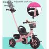 JIYIAN Children's Tricycle Multi-Function 2-in-1 Kids Bicycle 3 Wheels Children Balance Bike with Push Bar and Basket Portable Outdoor Toy Children Gifts,Blue,Style 1 view 3