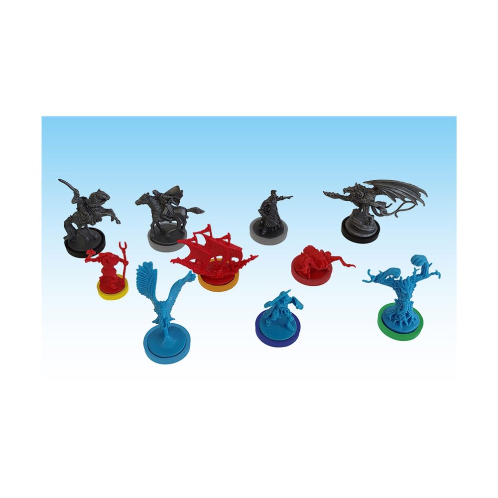 Ares Games War of The Ring Colored Plastic Rings Expansions (65+ Pieces)