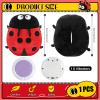 Kigley Ladybug Sensory Vibrating Pillow for Autistic Adults, Pressure Activated Vibrating Stuffed Animal Plush Soft Textured Therapy Stimulation for Relieve Pain Stress Valentines Birthday Party Gifts view 2