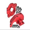 Redesigned Aluminum 7075 Alloy Adjustable Motor Mounts & Main Gear Cover for Traxxas 1/8 4WD Maxx Slash 6S-102076-4/1:10 4WD Maxx-89076-4/1:10 Maxx with WideMAXX-89086-4 Monster Truck - Red view 1