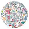 120pcs Stickers for Kids Water Bottles Cute Kawaii Cartoon Vinyl Waterproof Decals for Teens Laptops Journal Scrapbook Computer Travel Case Pad Phone view 1