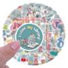 120pcs Stickers for Kids Water Bottles Cute Kawaii Cartoon Vinyl Waterproof Decals for Teens Laptops Journal Scrapbook Computer Travel Case Pad Phone view 2