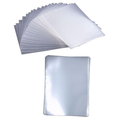 100 Pieces Clear Card Sleeves Clear Penny Card Sleeves Plastic Soft Card Sleeves One End Opening Card Bag Card Protectors for Trading Cards Sports Cards Baseball Card Photos, 61 x 88mm