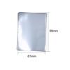 100 Pieces Clear Card Sleeves Clear Penny Card Sleeves Plastic Soft Card Sleeves One End Opening Card Bag Card Protectors for Trading Cards Sports Cards Baseball Card Photos, 61 x 88mm view 3